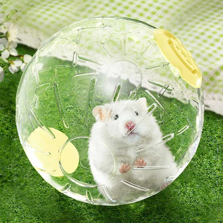 Hamster Exercise Ball- Safe Non-Slip Running for Hamsters Mice Small Pets Ventilated Design with Stable Base - Prevents Foot M251205