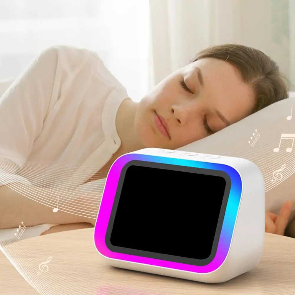 HOT Smart Alarm Clock With Bluetooth Speaker Color Display - App Controlled Weather Night Light Photo Frame Sleep Stories M251205 - view 6