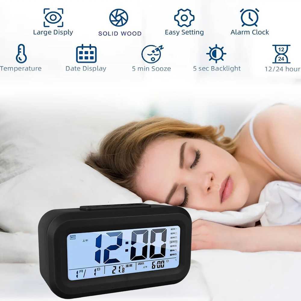 LED Digital Alarm Clock for Office Simple Clocks Home Bedroom Desktop Mini Electronic Clocks Desk Clock M251205 - view 5
