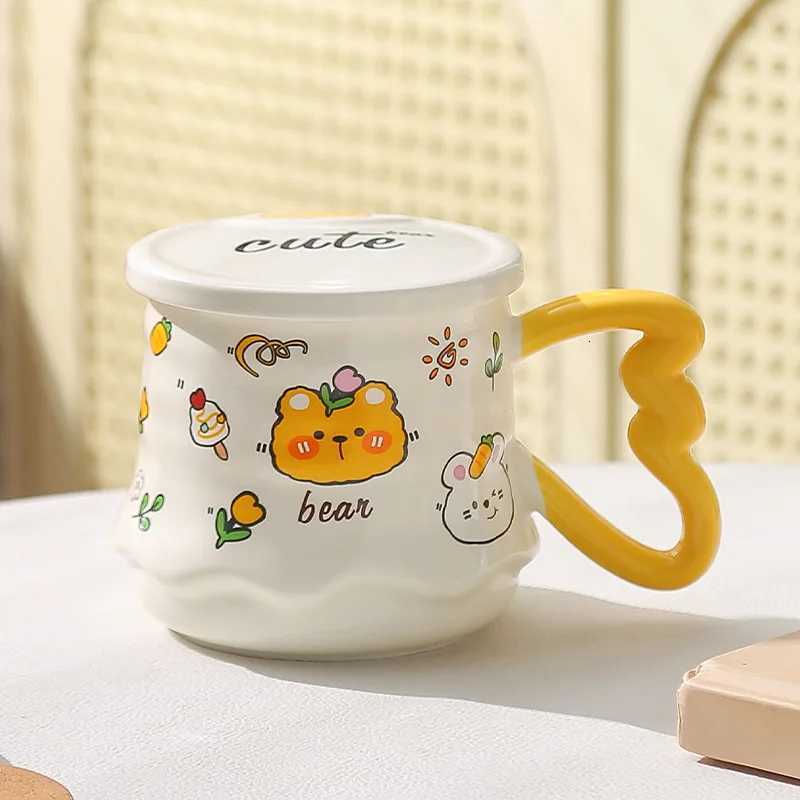 Creative Mug Cartoon Ceramic Mug Coffee Cups Drinkware Beer Mugs Tea Cup Original Breakfast Cups Personalized Gift Christmas Bar M251206 - view 7