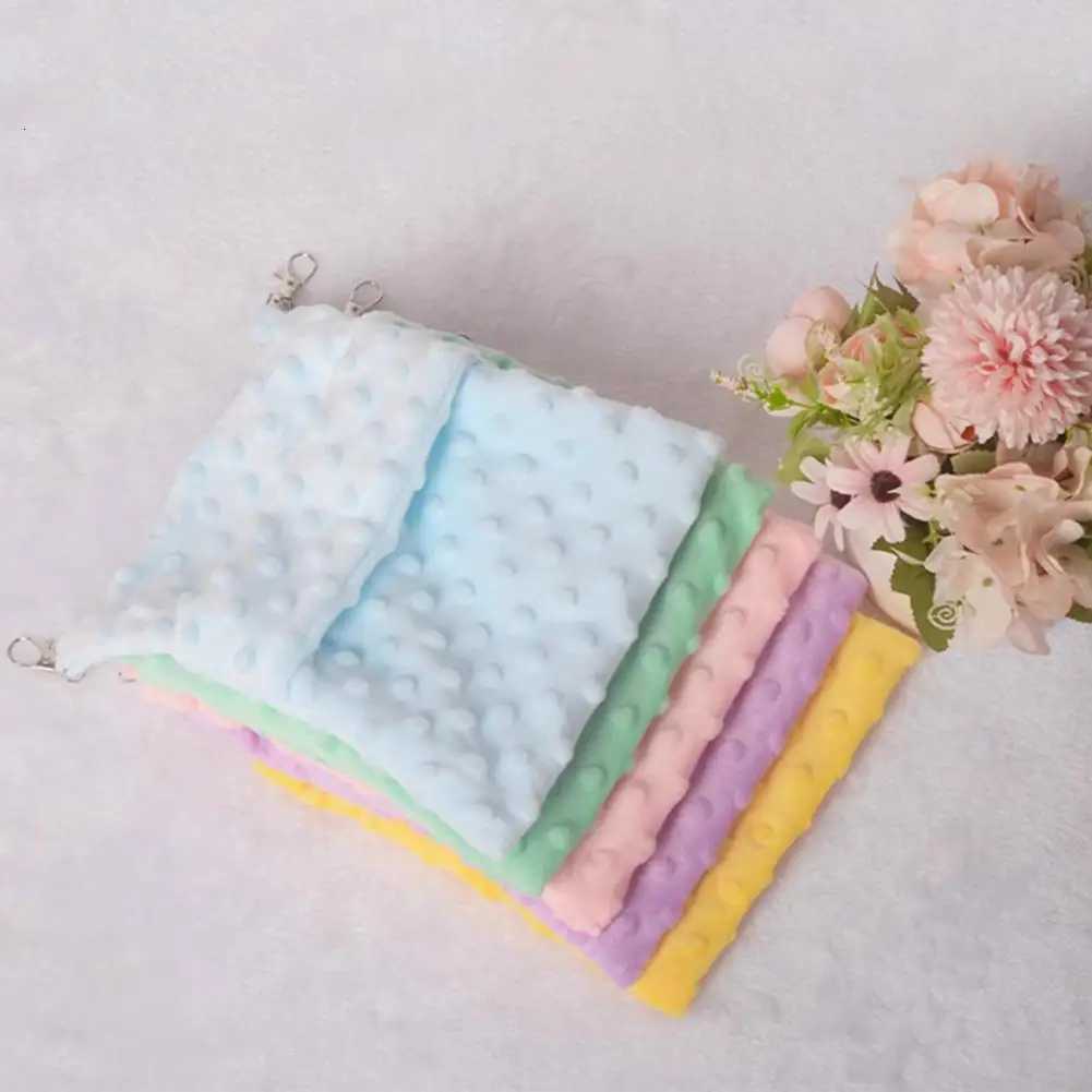 Ferret Rat Hammock Cage Small Animal Hanging Hammock Double Sides Guinea Pig Hammock Rat Bunk Bed Soft Plush Hamster Nest M251206