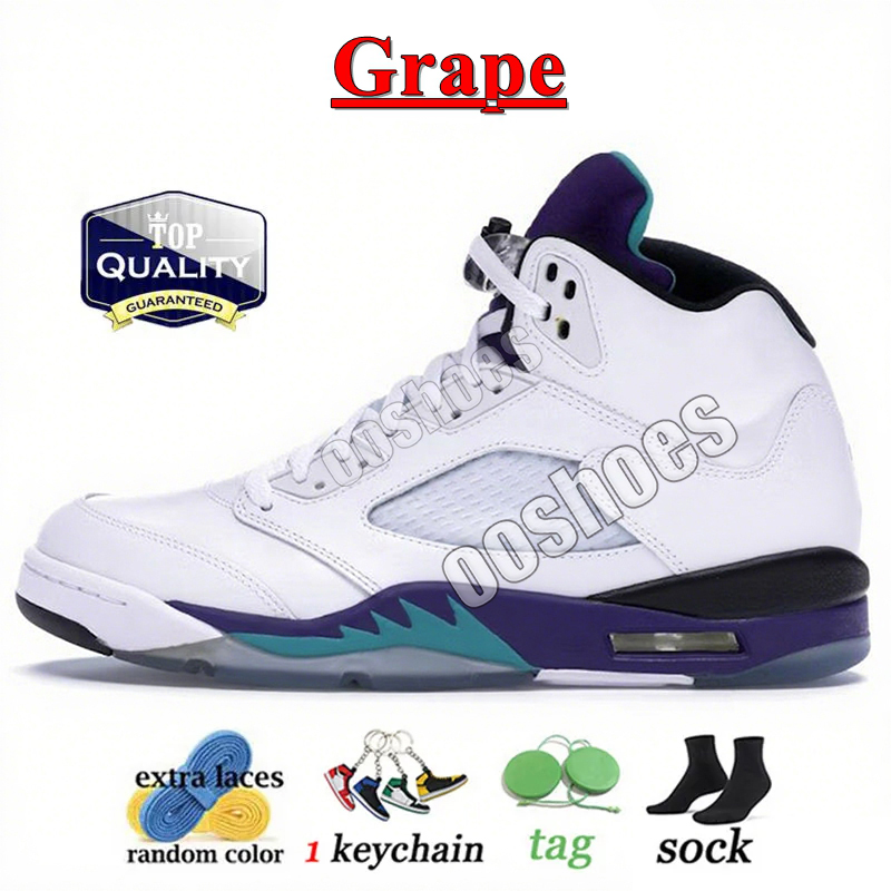 5 OG Sneakers With Box Basketball Shoes Designer 5 5s Black Metallic Reimagined Miami Hurricanes Grape Alternate UNC White Black Cat Mens Women Outdoo