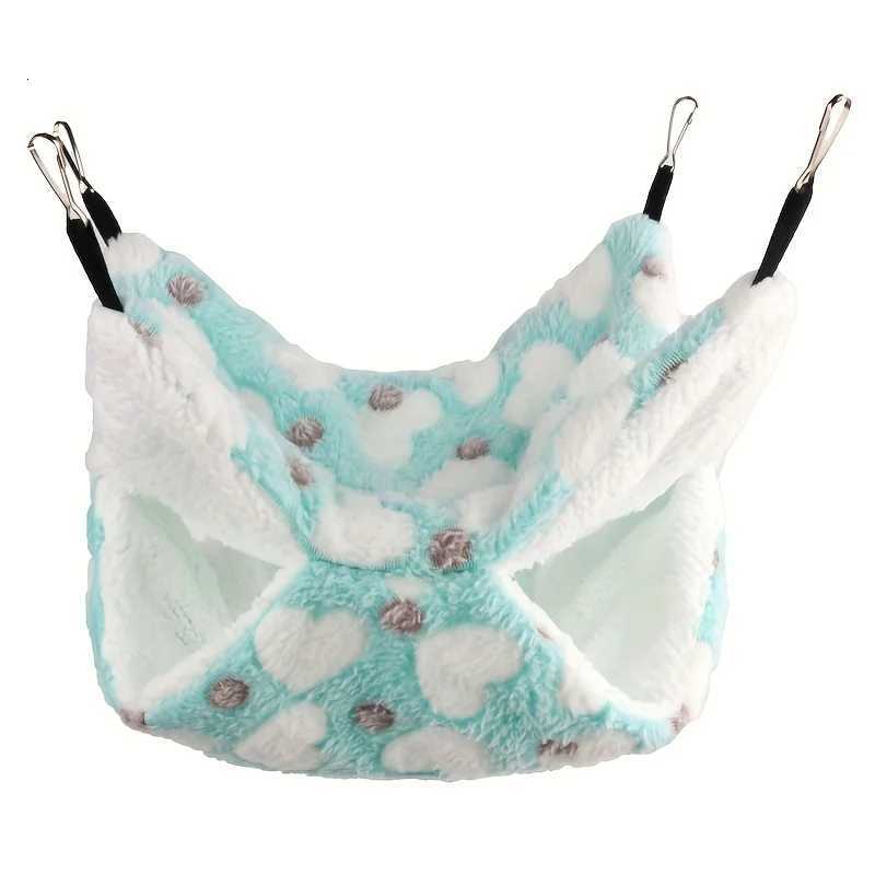 Comfortable 2-in-1 small pet hammock - suitable for warm hanging beds for guinea pigs parrots etc M251206