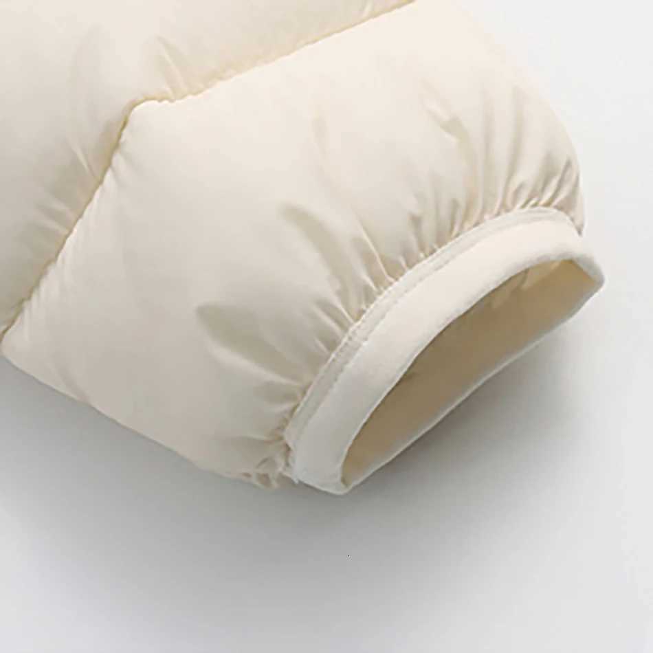 Kids Leisure Hooded Down Jacket For Girls Parka 2025 Autumn Winter New Baby Boys Warm Coats Zipper Outerwear Childrens ClothingW251206