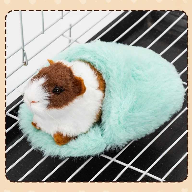 Hamster Nest Pad Small Pet Guinea Pig Chinchillas Cotton Pad Rabbit for Winter Warmth Round Pad Thickened for Warmth M251206