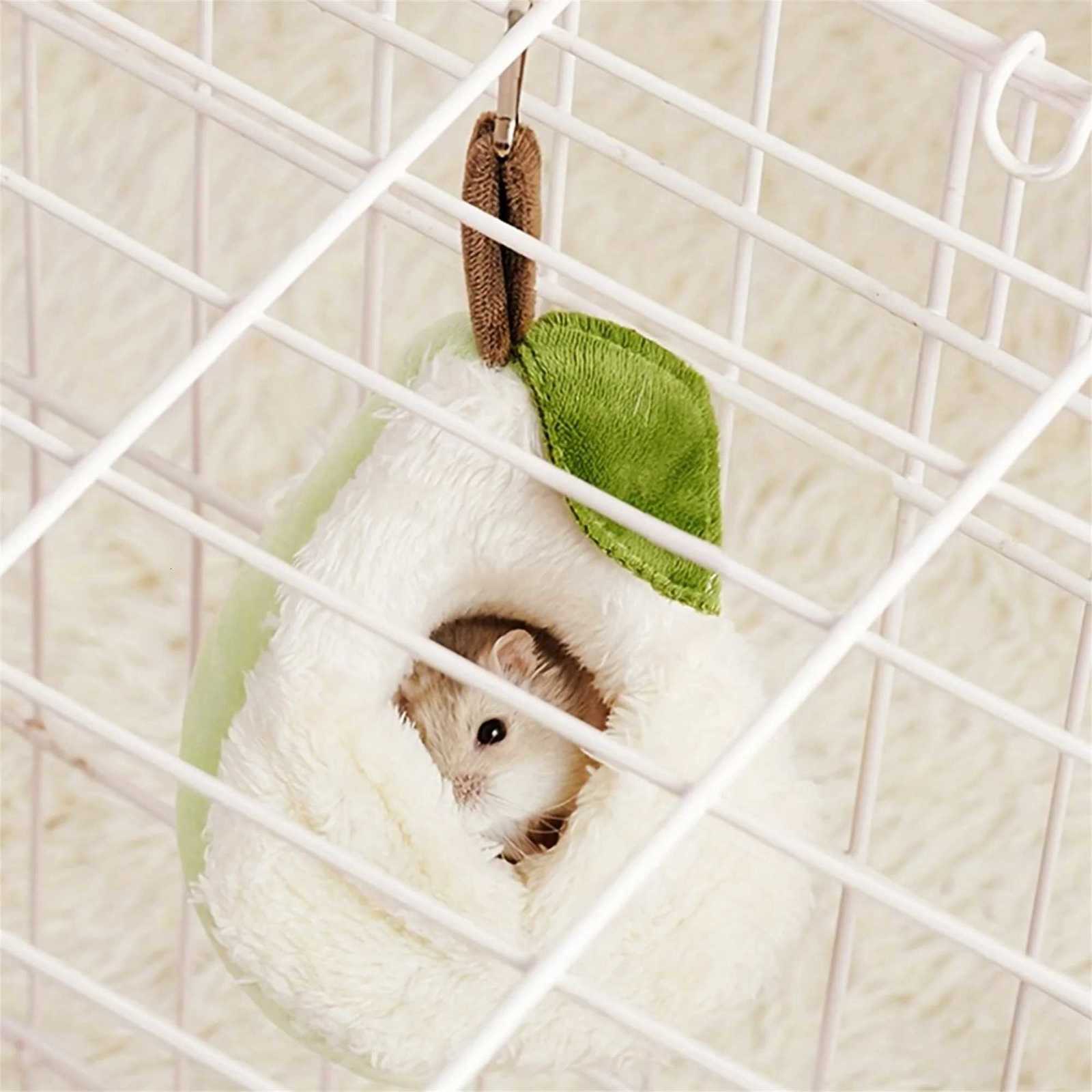 Cozy Hanging Hammock Bed for Small Pets like Hamsters Guinea Pigs Rats and Chinchillas - Sleep Rest and Play in Style M251206