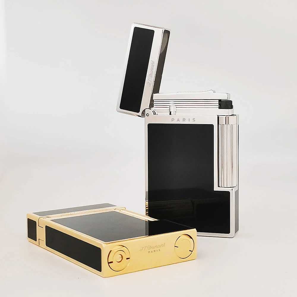 Hot Selling Brass Gas Lighter Nature Lacquer Luxury Cigarette Smoking Accessories For Men Gift H251206