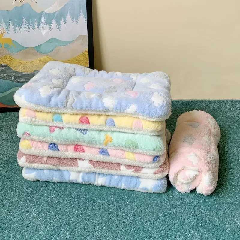 2024 Rabbit Bed Mat House Nest Hamster Accessories Small Animal Guinea Pig Hamster Bed House Winter Warm Squirrel Hedgehog Cage M251206