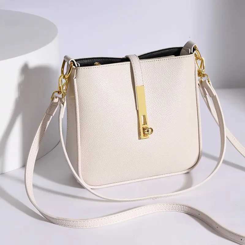 Light luxury genuine leather womens crossbody bag high quality handbag Fashion underarm bag French versatile Shoulder BagT251205
