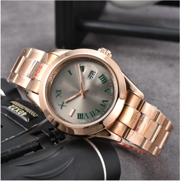 Designer Mens Luxury Womens Quartz DAY DATE JUST Watch Automatic Movement Watches 904L Stainless Steel Strap Luminous Gifts Wristwatches Montre De Luxe