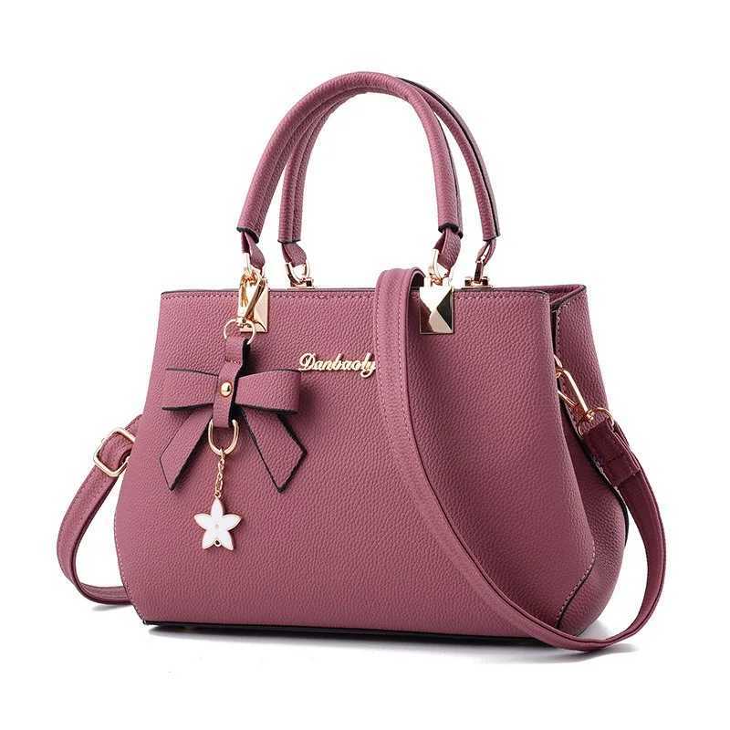 New Korean version trendy autumn and winter bow womens bag portable shoulder bag messenger bag killer bag mother bag large capaT251205