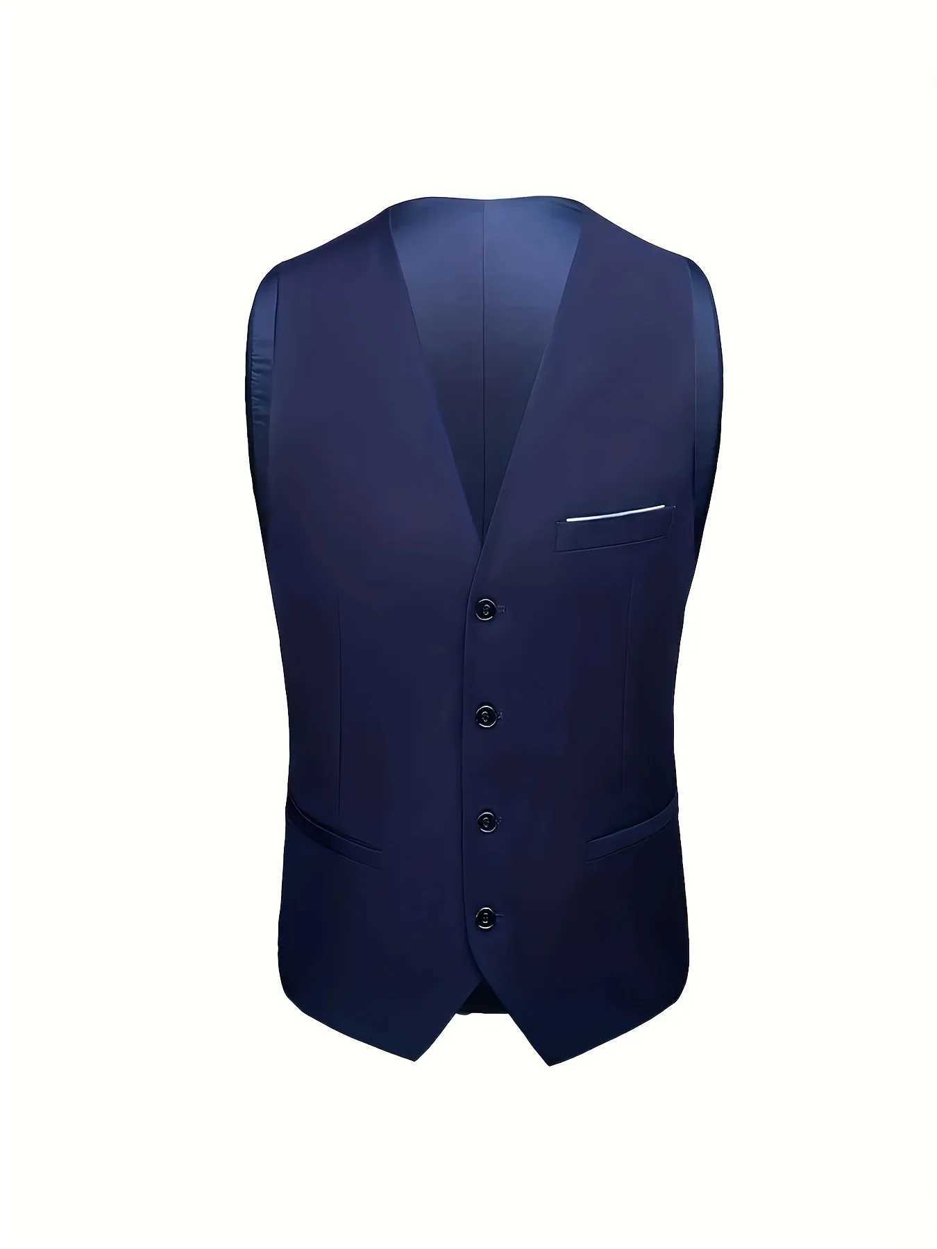 Mens Formal Suit Set Business Casual Slim Fit Tuxedo for Wedding Long Sleeve Notch Lapel Groom M260313