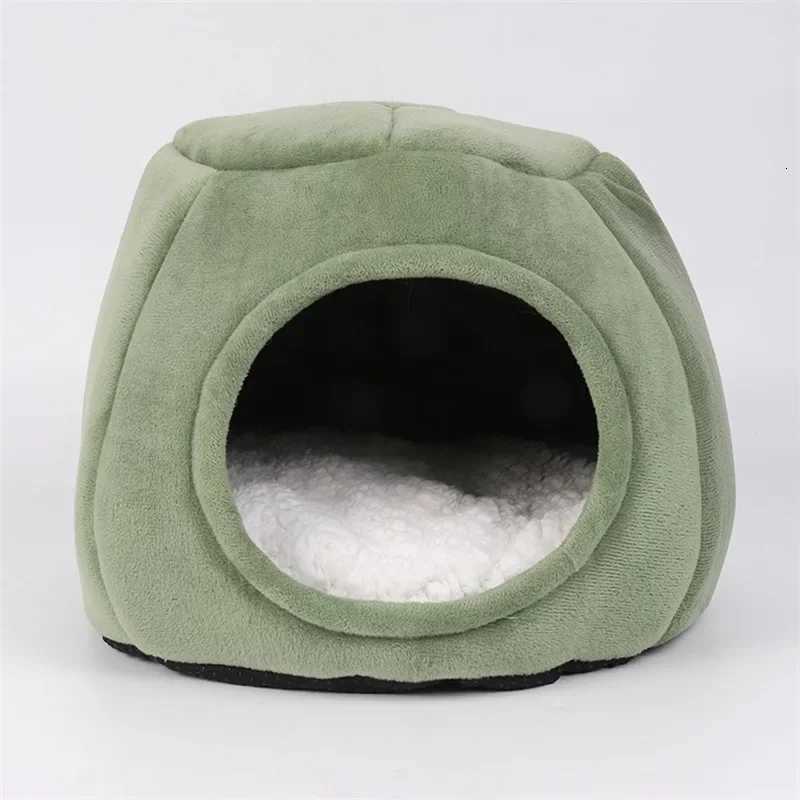 Guinea Pigs Sleeping Bed Hamster Hedgehog Winter Nest Small Pet Warm Cage Cave Bed House Fleece Cusion Hide Toy Playing Habitat M251206