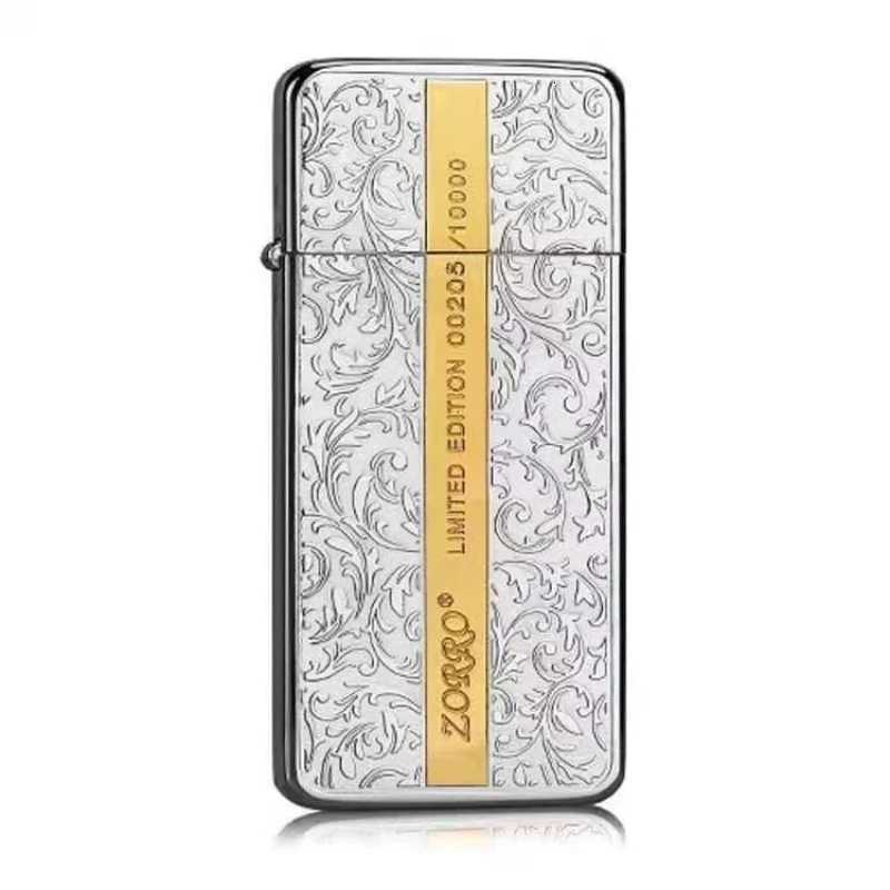 tra-thin kerosene lighter narrow hine two-color grinding wheel small creative lighter wholes dropsing H251206