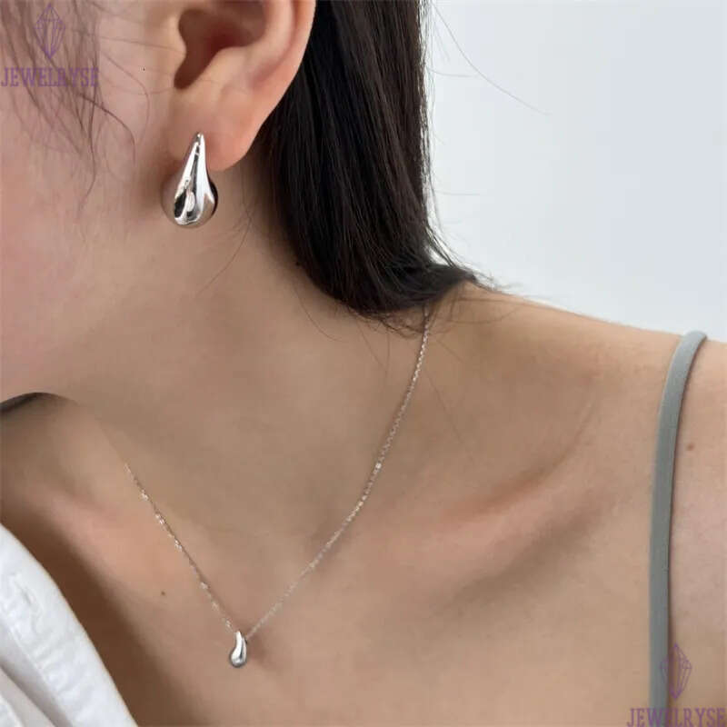 luxury 18k gold earrings designer for women 12mm 18mm 23mm 30mm 925 sterling silver water drop fashion womens gilrs back stud earring jewelry woman fr
