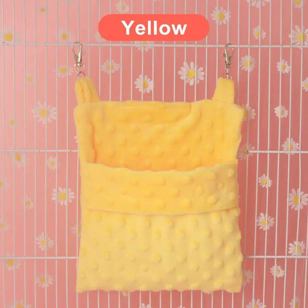 Ferret Rat Hammock Cage Small Animal Hanging Hammock Double Sides Guinea Pig Hammock Rat Bunk Bed Soft Plush Hamster Nest M251206