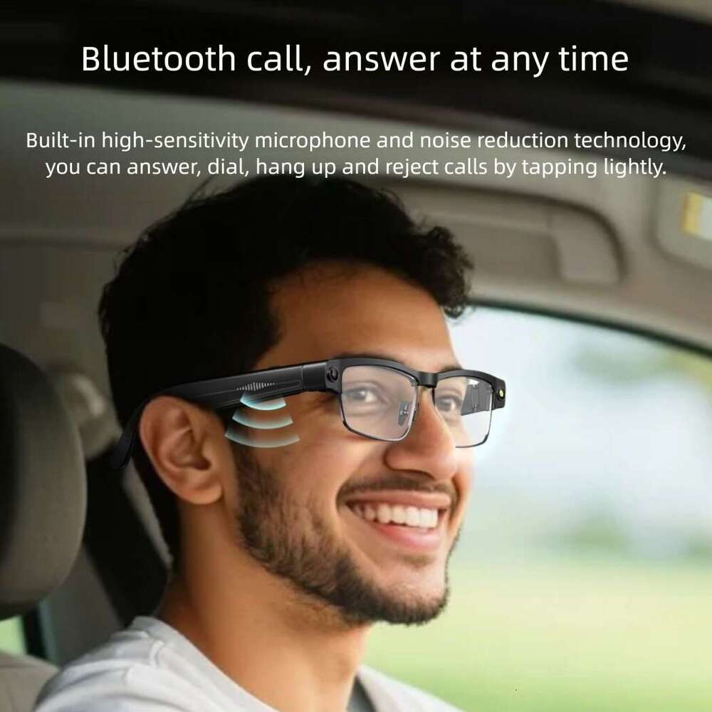 Famous Brand Famous Brand AI Smart Glasses With Color Changing Metal Frame Bluetooth Music Playback Million Pixel Photo And Video