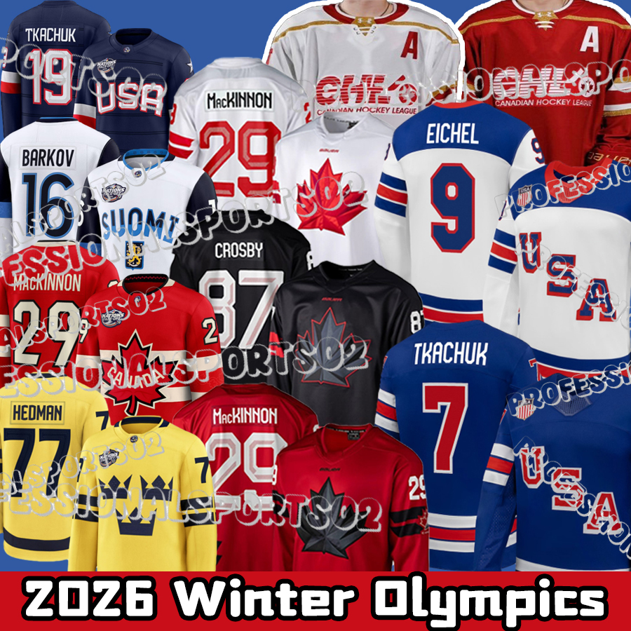 2026 Winter Olympicss USA celebrating CHL its 50th anniversary this season New canada jersey 4 nations face-off canada United States Finland Sweden jersey