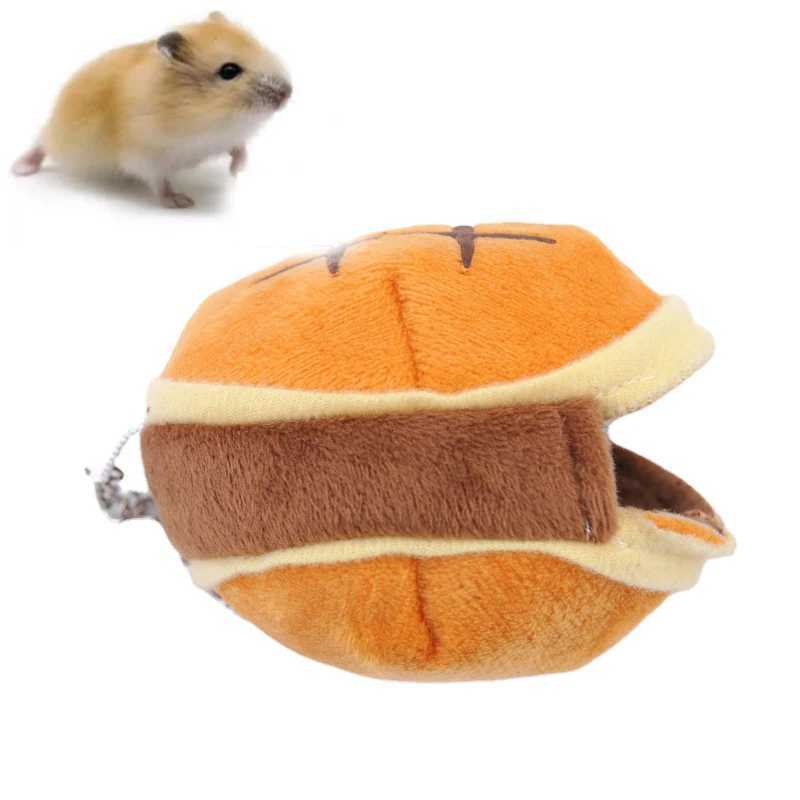 Hamburger Shape Hamster Rat Guinea Pig Sleeping Bed Squirrel Hammock Nest Pad Hamsters Guinea Pig Accessories M251206