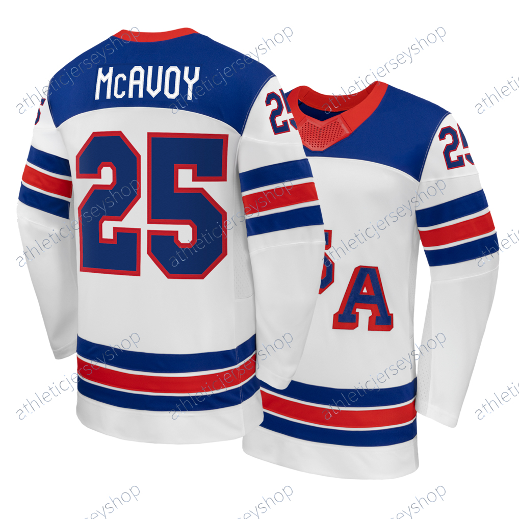USA Hockey Hughes 2026 Jersey Tkachuk Matthews Hughes Eichel McAvoy Tkachuk