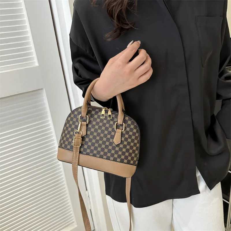 Fashion Shell Bag Ladies Small Pattern Design Purse and Handbag Shoulder Crossbody Bag For Women Daily UseT251205