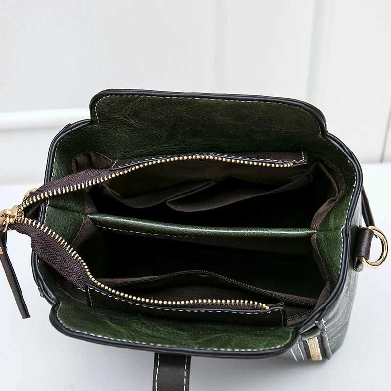 New Arrival PU Leather Bucket Shoulder Bags for Women Solid Color Crossbody Small Handbag Zipper Phone Purse Messenger Bag PouchT251205