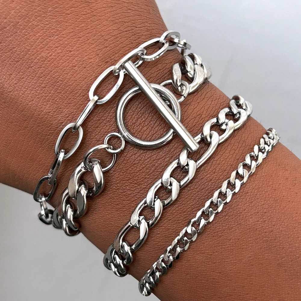 Stainless Steel Bracelet Set High-end Atmosphere Multi Bracelet Set Fashion Bracelet For Women Jewelry Gifts with a Difference W251206