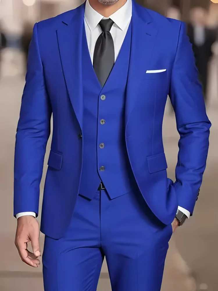 New Beige Suit Men Business Tuxedos Formal 3/2/1 Piece Dress Single Breasted Groom Groomsman Prom Wedding Party M260313