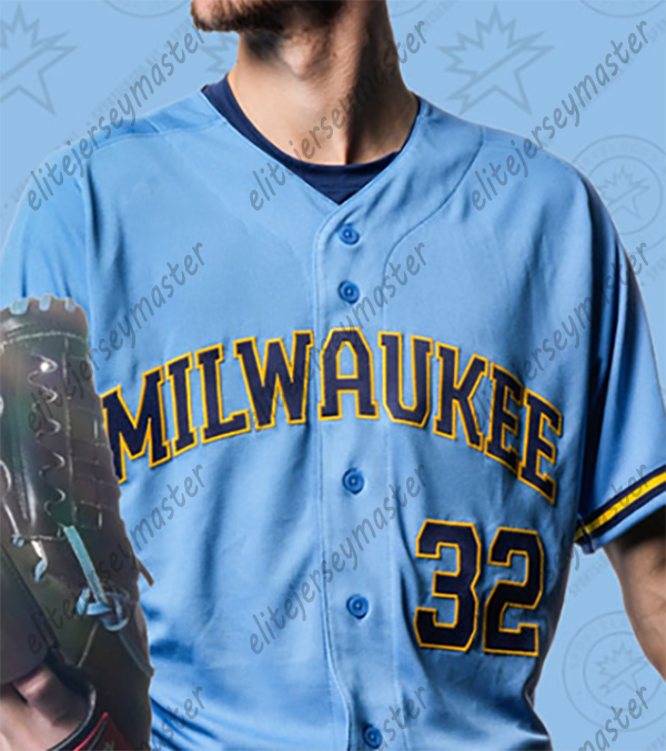 2026 Jackson Chourio Jacob Misiorowski Christian Yelich Rhys Hoskins William Contreras Sal Frelick Yount Personalized Customized Baseball Jerseys 11