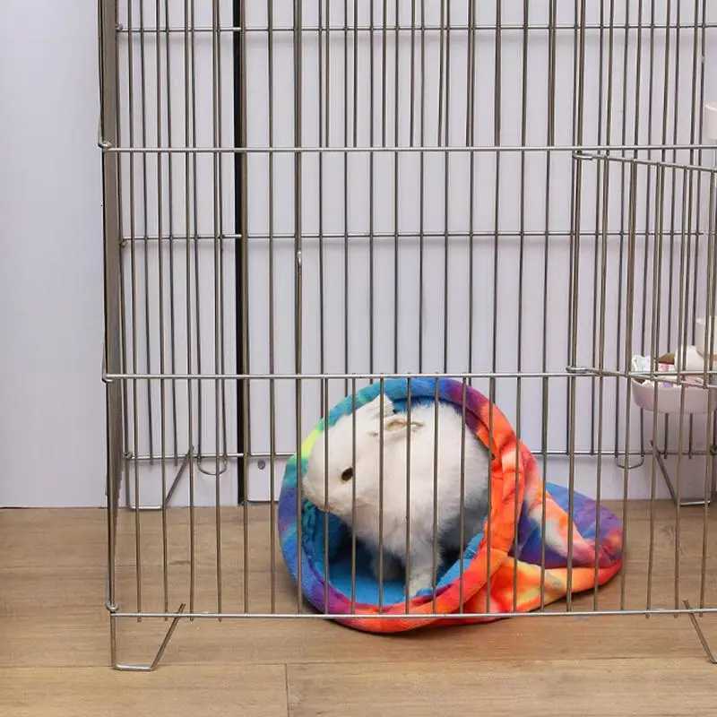 Guinea Pig Snuggle Sack Small Pet House Bed Nest Plushy Colorful Comfortable Small Animal Sleeping Bag For Small Bird Pet M251206
