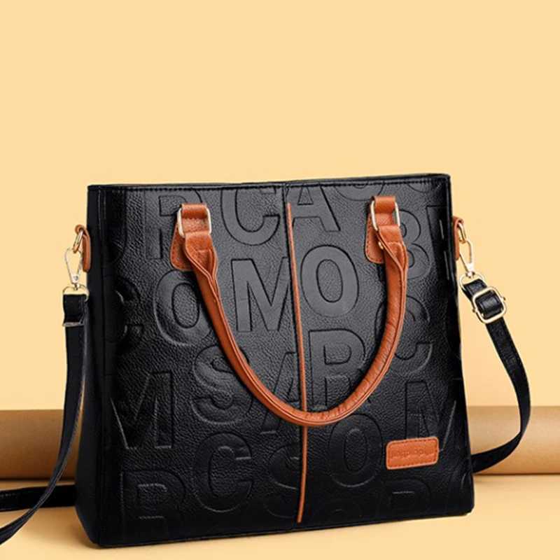 Luxury Designer Handbags Women Large Capacity Tote Bag Famous Brand pu Leather Shoulder Crossbody Bags for Ladies Bolsos MujerT251205