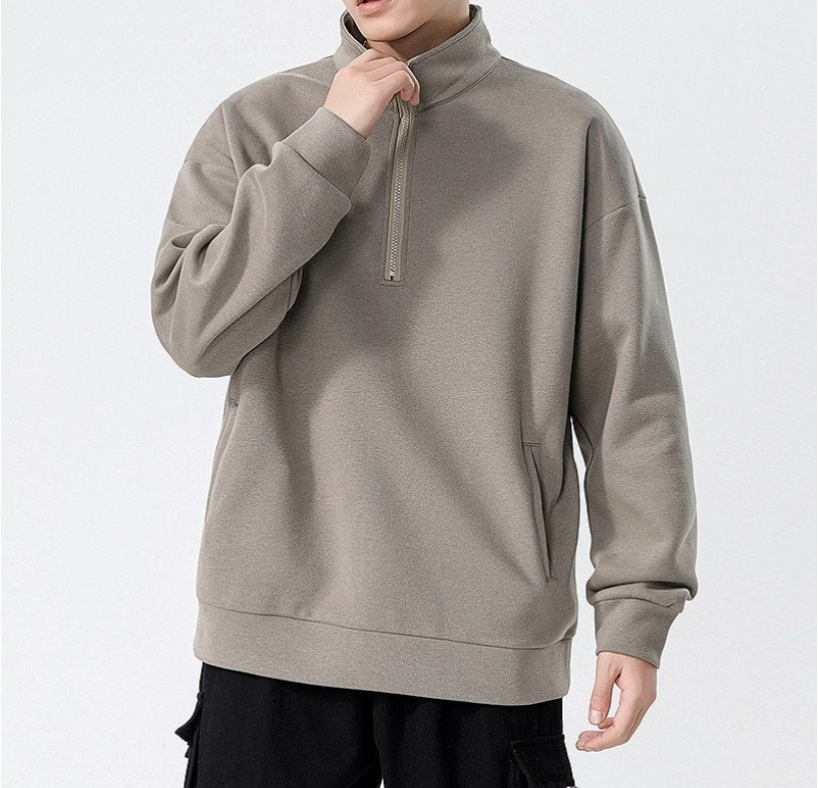 A299 Turtleneck Sweatshirt for Men Autumn Thickened Loose Trendy