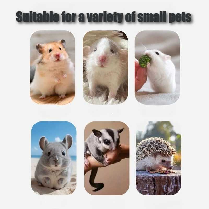 Hamster Nest Pad Small Pet Guinea Pig Chinchillas Cotton Pad Rabbit for Winter Warmth Round Pad Thickened for Warmth M251206
