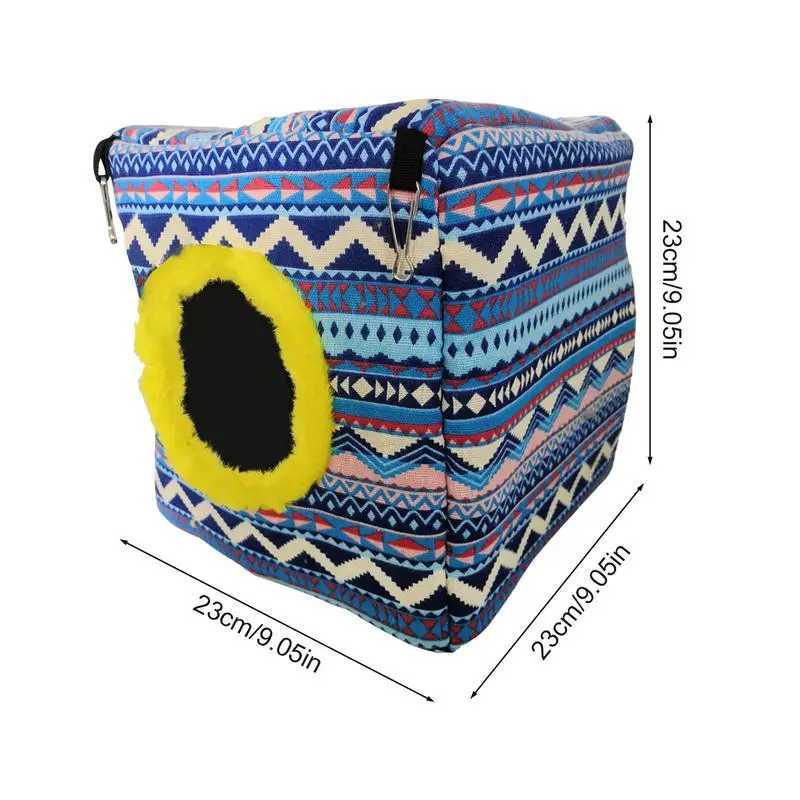 Squirrel Hammock For Cage Cotton Hammock Chinchilla Cube Sleeping Bed Cage Accessories Small Animal Hideaway Multifunctional M251206