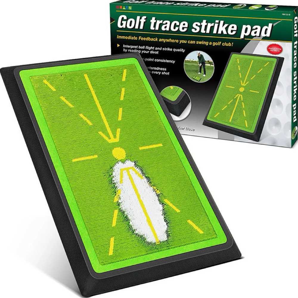 Golf Strike Mat Bead Display Track Beginner Training Trace Detection Pad Swing Exerciser Y251206