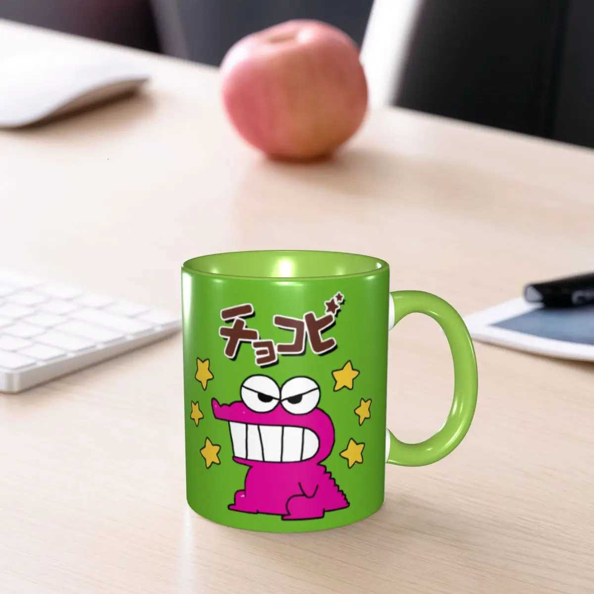 Croc Cookies Shinchan Merch Coffee Mugs Cute Crayons Shin-chans Cup Gift M251206 - view 7