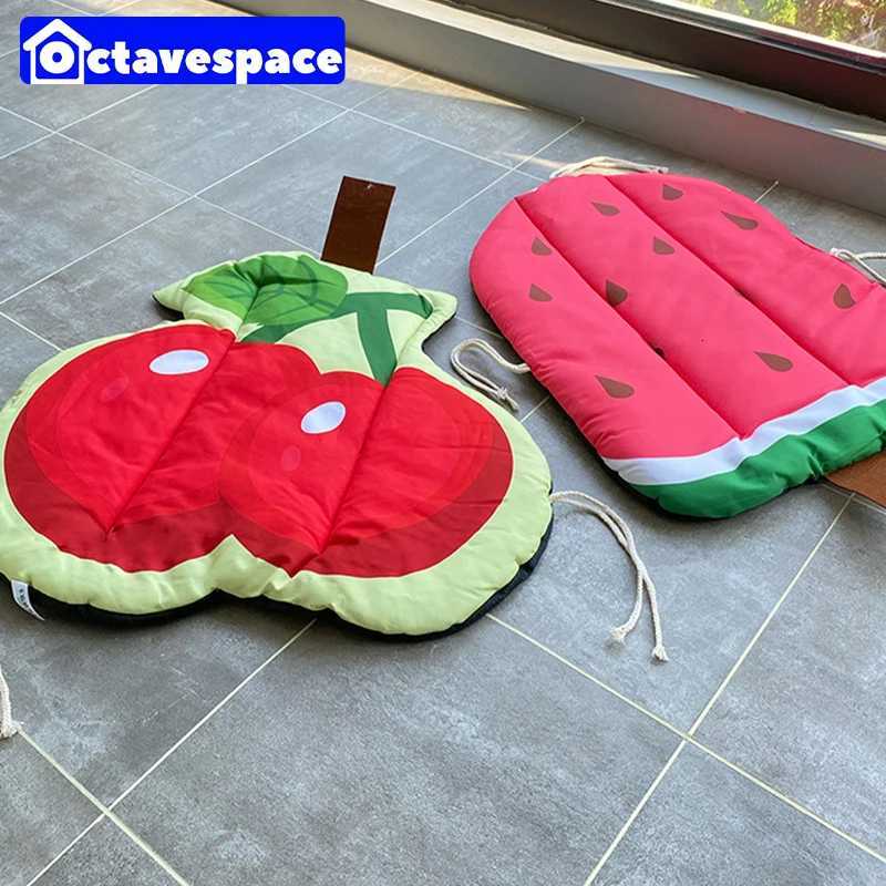 Cute Shape Fruit Rabbit Ice Mat Summer Small Pet Floor Pad Guinea Pig Bunny Cage Indoor Sleeping Blanket Rabbit Bed Stuff Items M251206