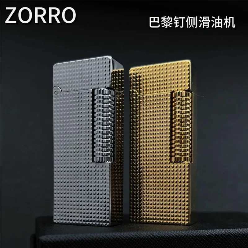 -Personali Creative Kerosene Lighter Paris Nail Side Sliding Ignition Slim Narrow hine High-end Gift Mens Gift Box H251206