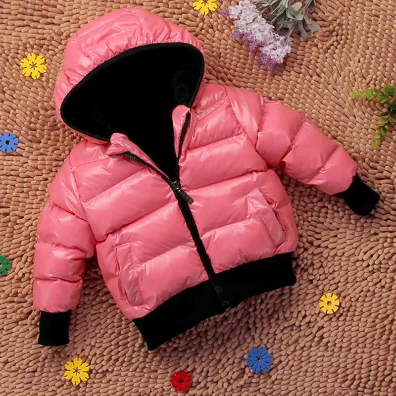 2025 New Baby Wadded jacket Baby Cotton-padded Parka Baby Boys Girls Children Unisex Winter Thick CoatW251206