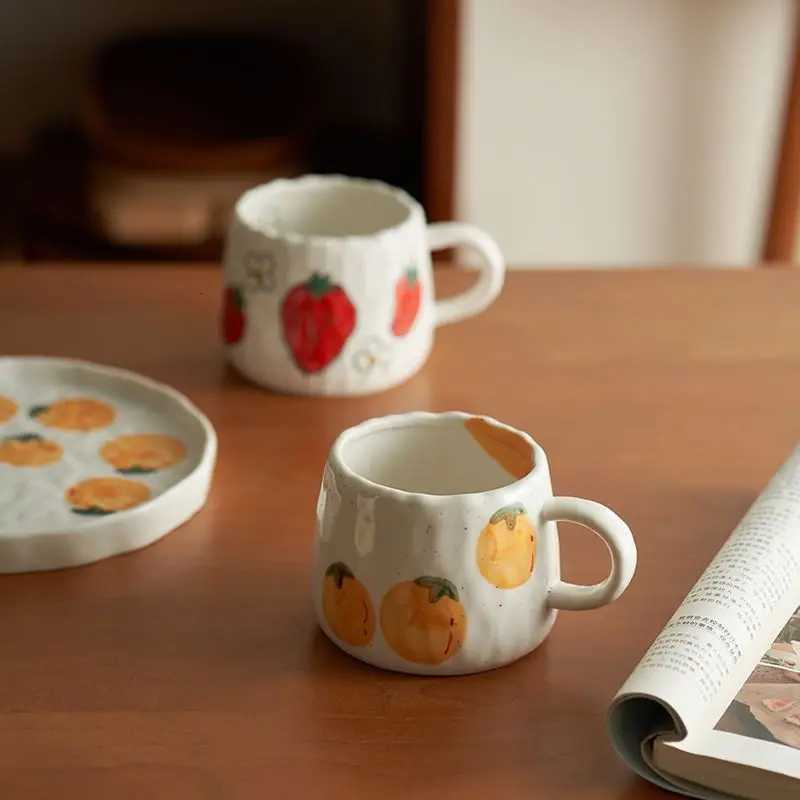 Cute Cartoon Mug Ceramic Coffee Milk Cup High Temperature Resistant Girl Breakfast Mug Delicate And Beautiful Water Cup M251206 - view 5