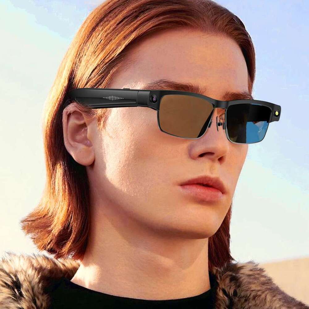 Famous Brand Famous Brand AI Smart Glasses With Color Changing Metal Frame Bluetooth Music Playback Million Pixel Photo And Video