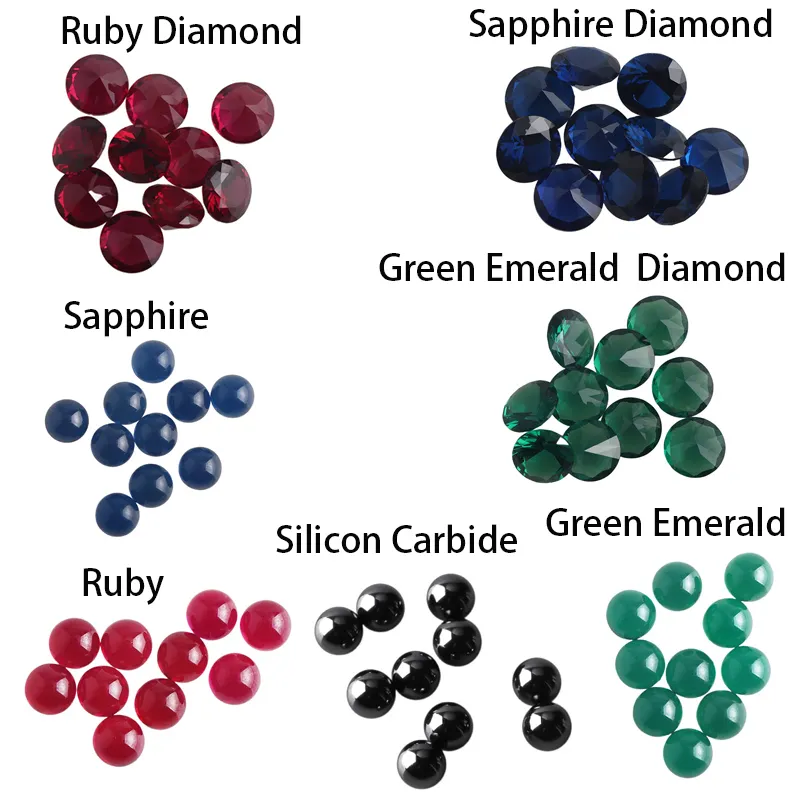 3mm 4mm 5mm 6mm Ruby Pearls SIC Silicon Carbide Sphere Terp Spinning Pearls Beads For Quartz Banger Nails