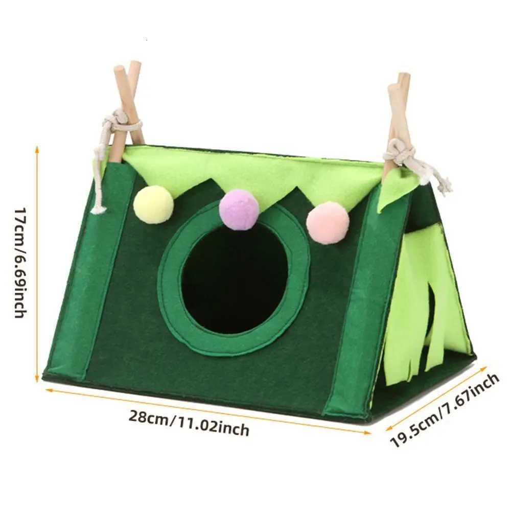 Small Pet Nest Felt Tent Rabbit Nest Hamster House Hamster Cage Large Guinea Pig Cage Guinea Pig Small Animal Bed Accessories M251206
