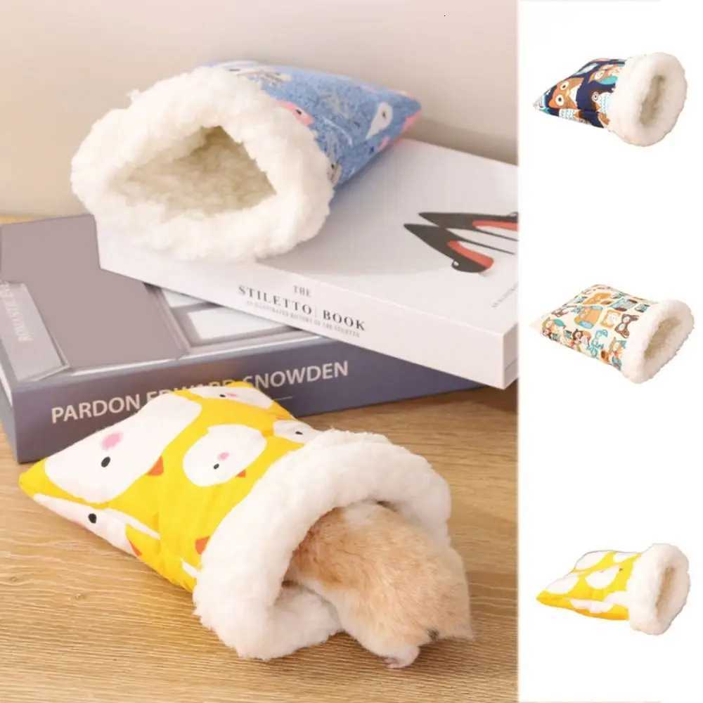 Cute Pocket Hamster Cotton Nest Chicken/Owl Pocket Shape Pocket Pet Carriers Bag Fleece/Canvas Warm Hamster Bed M251206