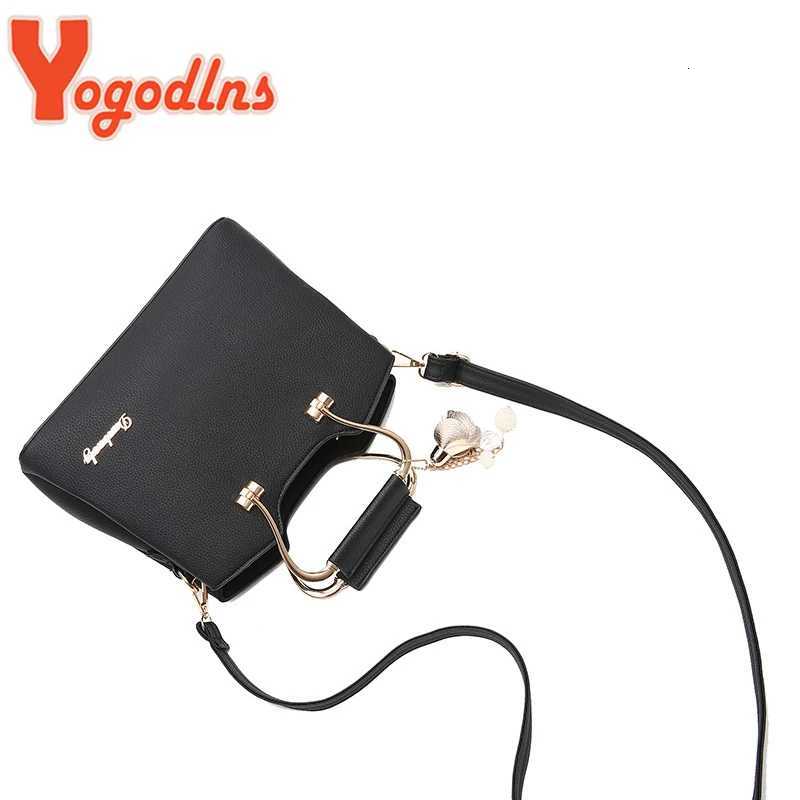 Yogodlns Luxury Pendant Handbag For Women PU Leather Tassel Shuolder Bag Designer Handle Bag Brand Shopping Mommy Shoudler BagT251205