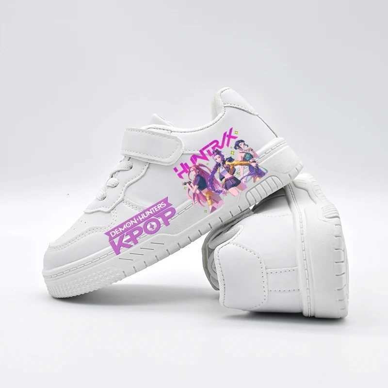 Childrens Fashion KPOP Casual Shoes Kids New Design White Sport Shoes Student Boys Girls Anti-slip Outdoor Breathable Sneakers W251205