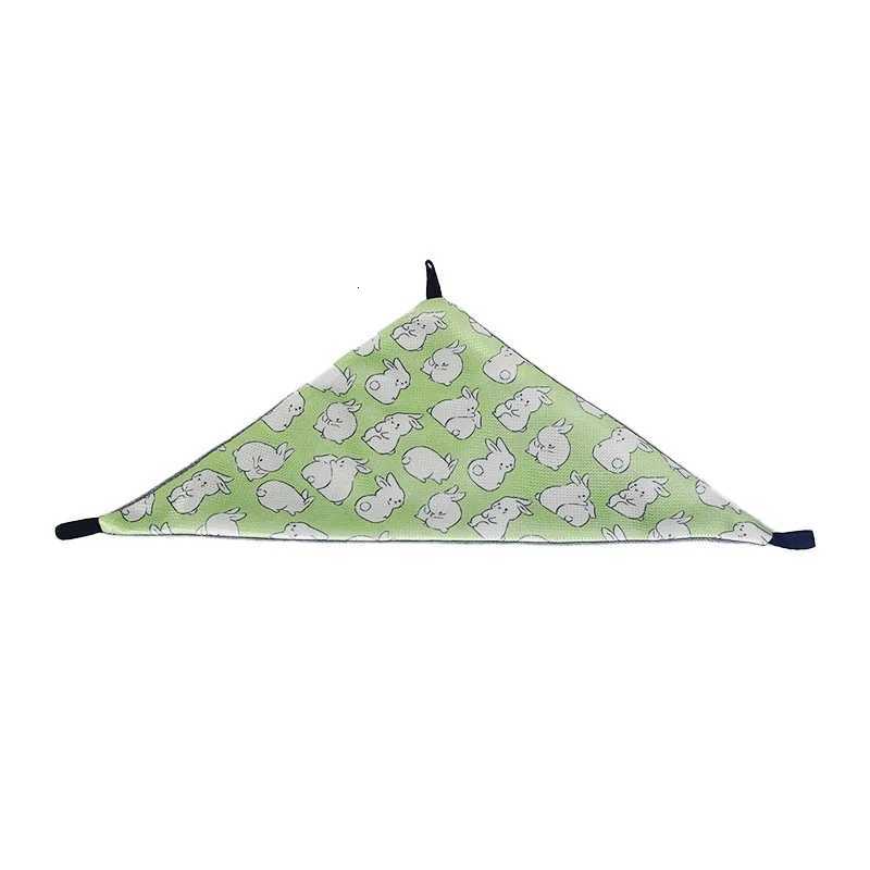 Summer Cooling Hamster Triangle Hammock Hanging Beds Rattan Mat for Small Animal Chinchillas Sugar Glider Squirrel Pets Supplies M251206