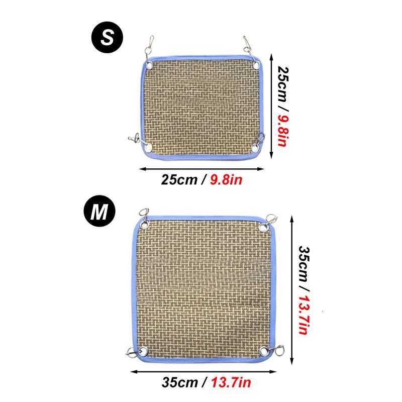 Pet Hammock For Squirrel Hamster Summer Cool Bed House Nest Sleeping Bag Rodent Cage Hanging Tree Bed Guinea Pig Pet Supplies M251206