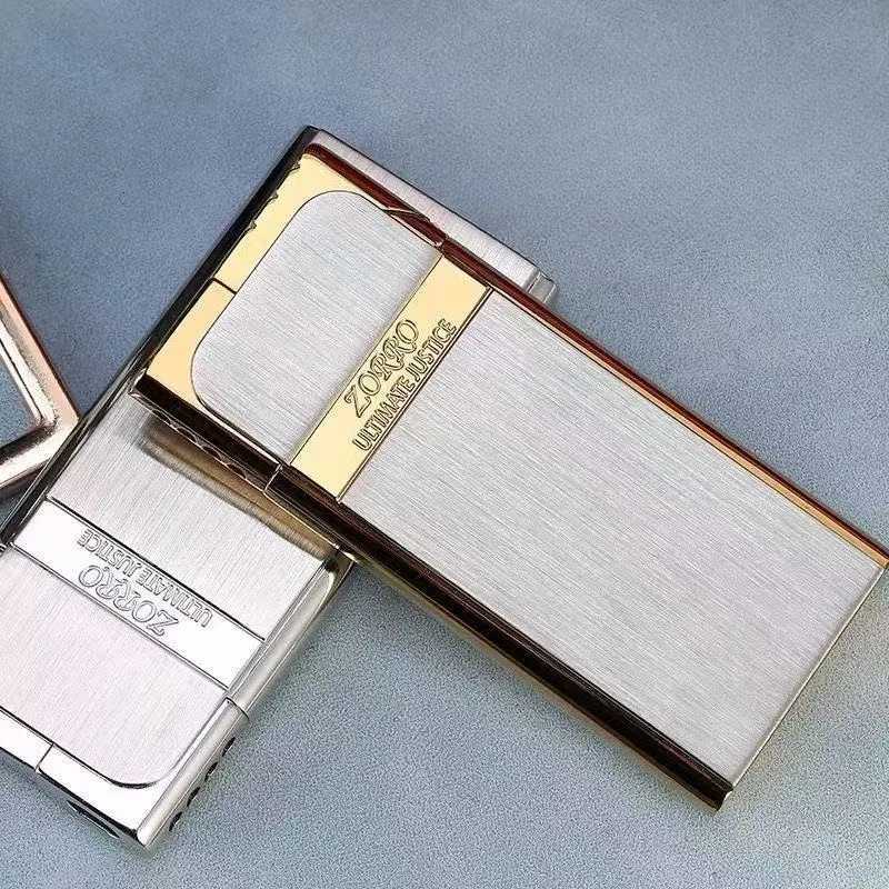 Metal Slim Lighter Butane Gas Lighter Unusual Lighter Mens Gadgets Smoking Accessories Mens Gifts Lgnition Tools H251206