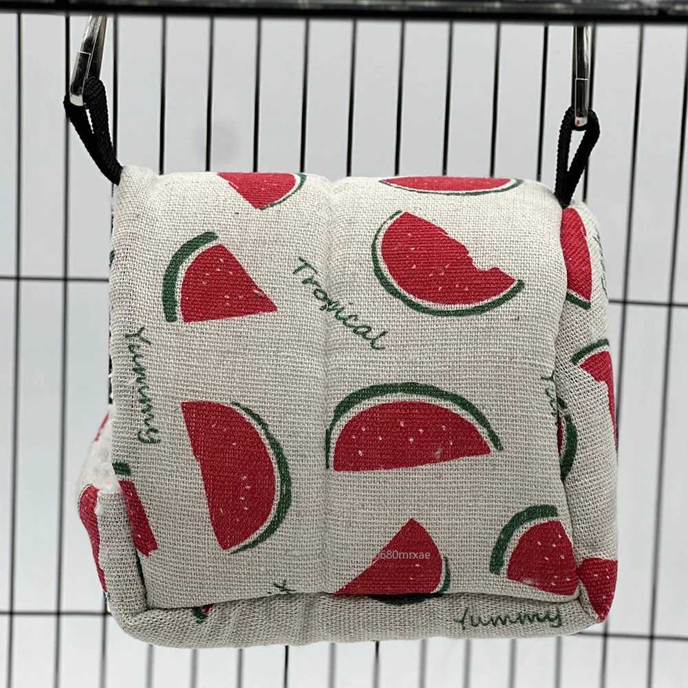 Hamster Soft Warm House Cute Cotton Plush Small Animal Nest Guinea Pig Squirrel Parrot Sleeping Bed Keep Warm House Nest M251206